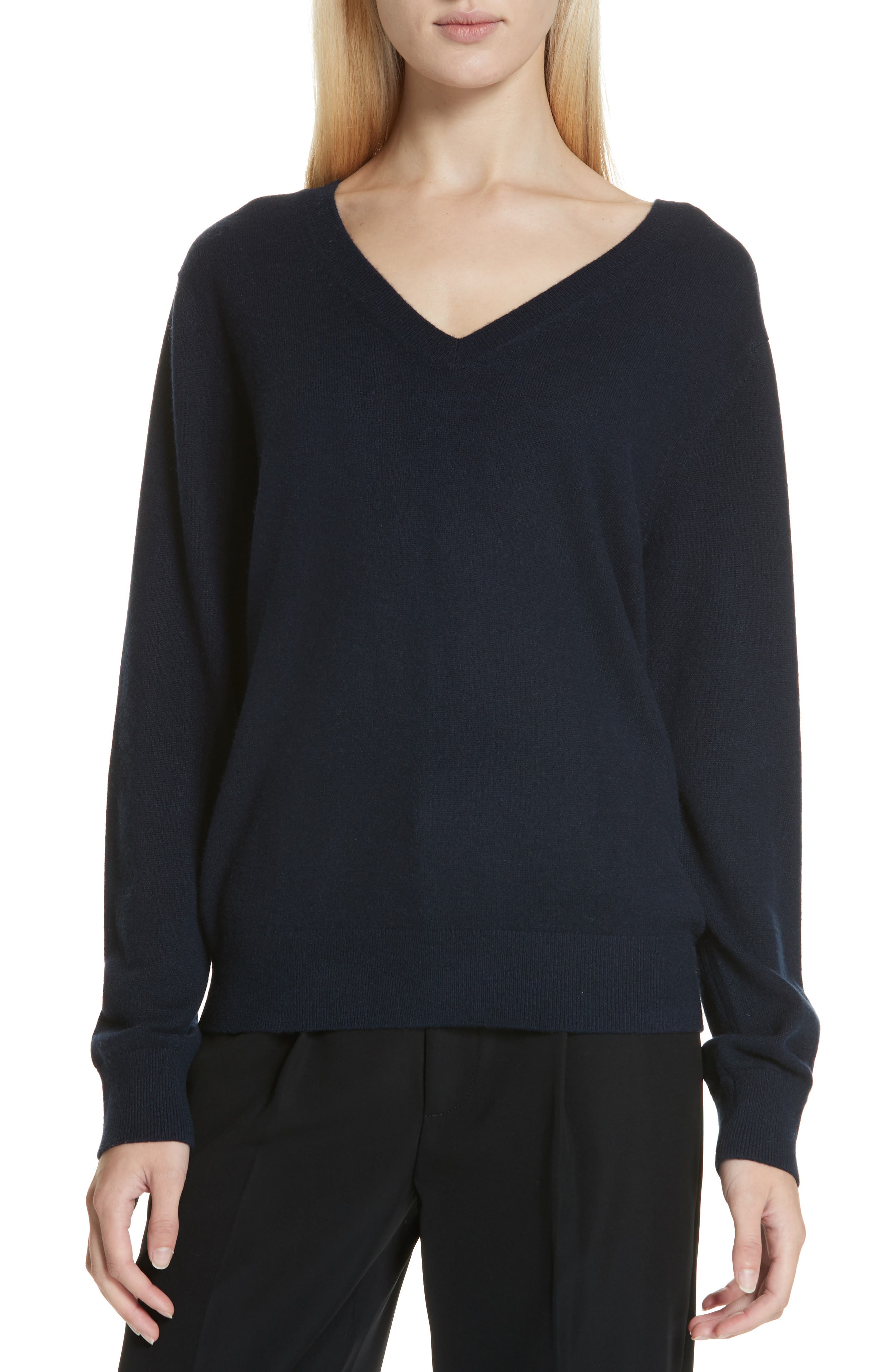 Vince, Weekend V-Neck Cashmere Sweater
