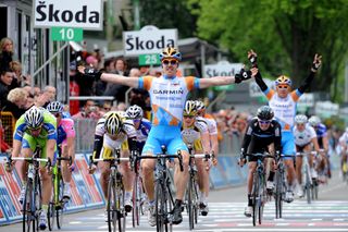 Tyler Farrar wins, Giro d'Italia 2010, stage 2