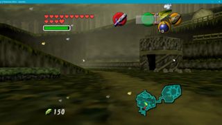 A screenshot of Zelda: Ocarina of time