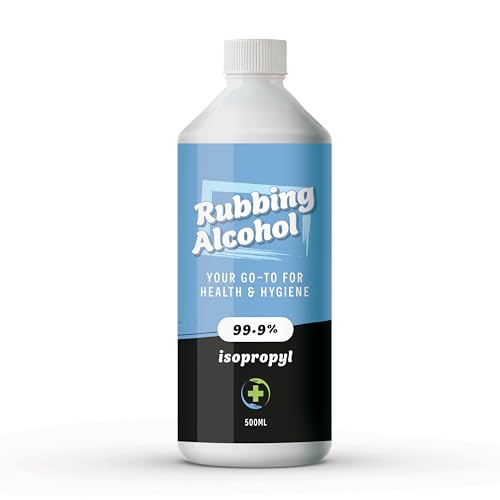 Rubbing Alcohol 500ml &amp;ndash; 99% Pure Isopropanol Ipa for Cleaning, Medical Use, Electronics, Glass, De-Icer, Painting