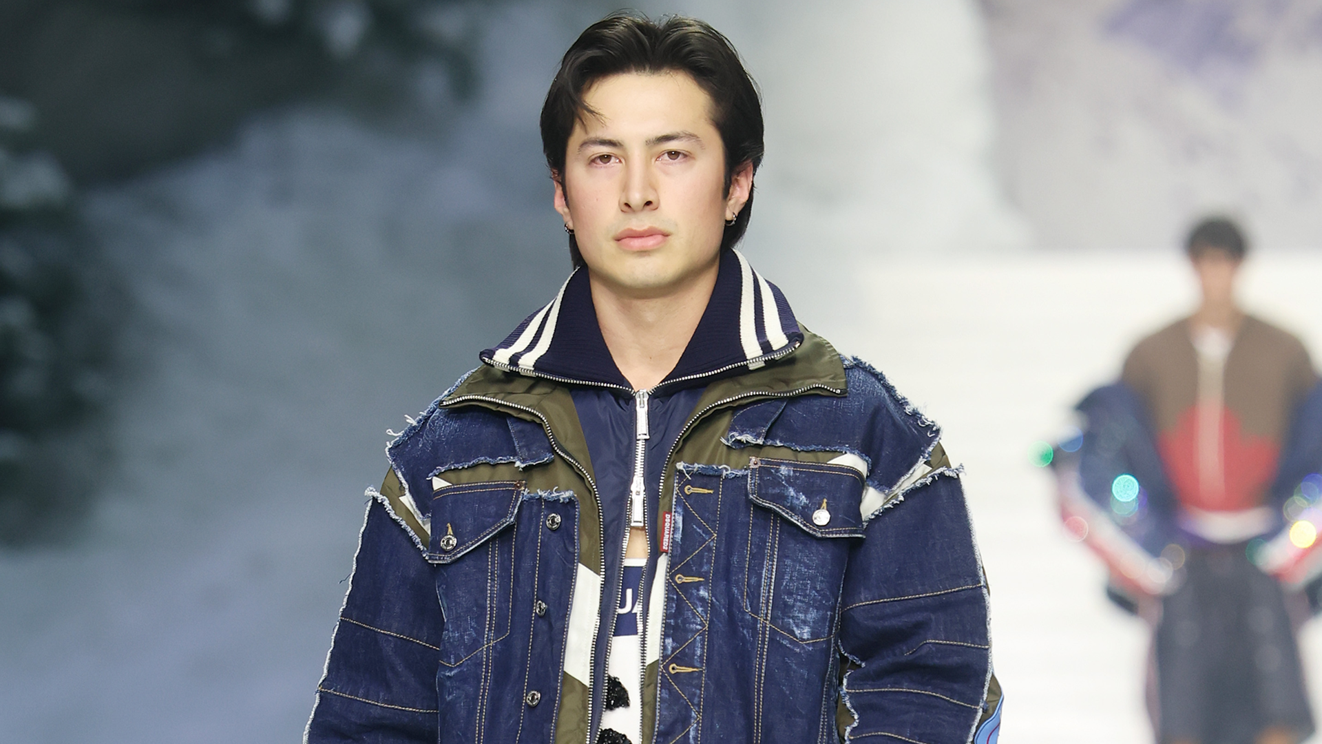 Hudson Williams Trades the Cottage for the Catwalk in Dsquared2's Fashion Show