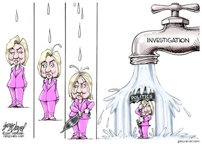 Political cartoon Hillary Clinton Investigation