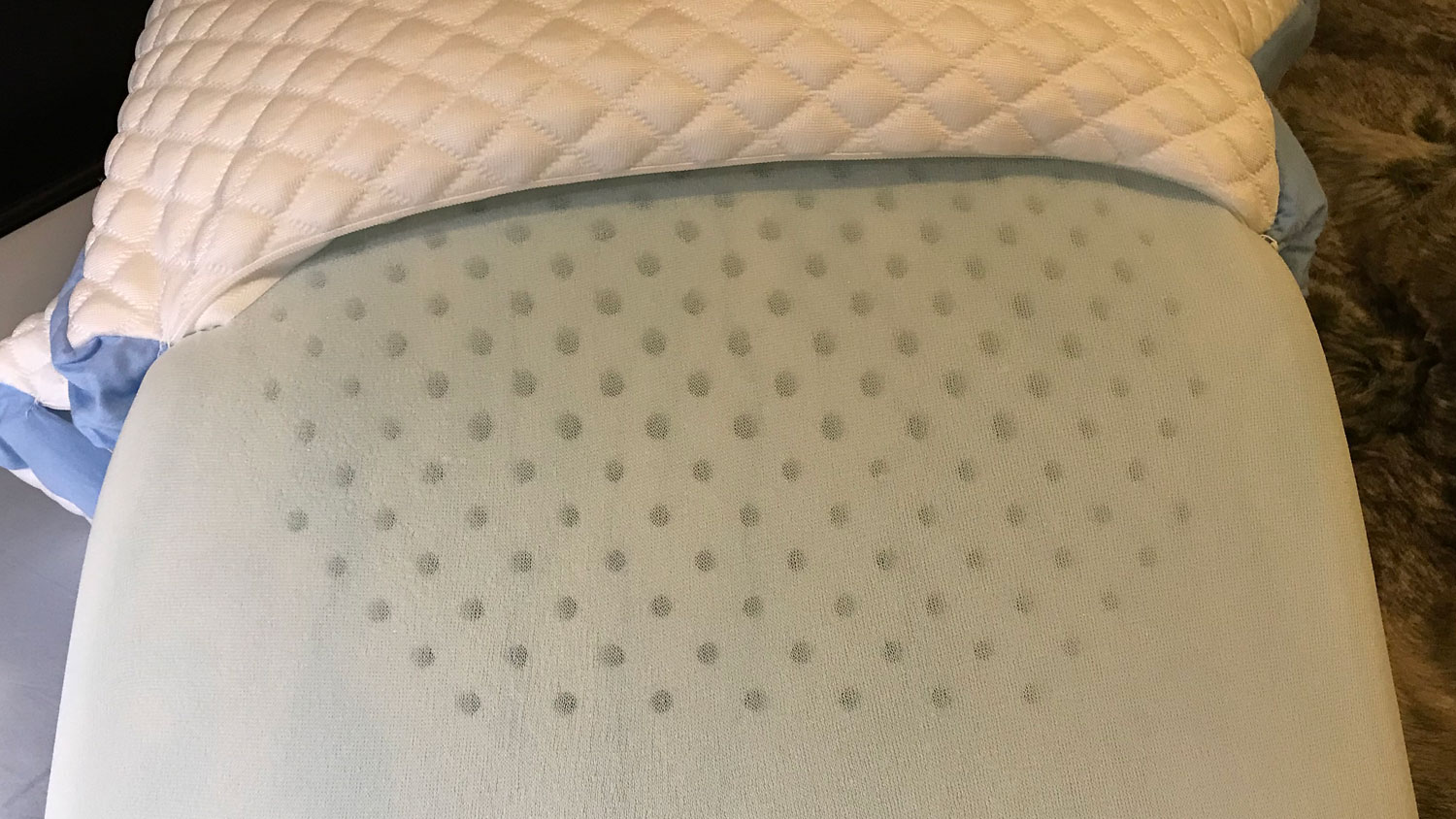 Close up of the Pluto Pillow filling