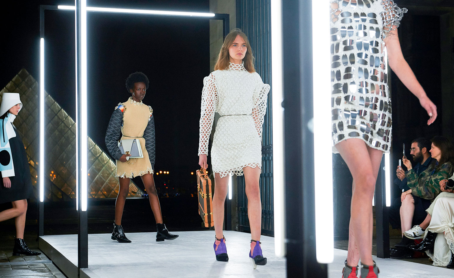 Louis Vuitton luxury goes futuristic at Paris fashion week, Louis Vuitton
