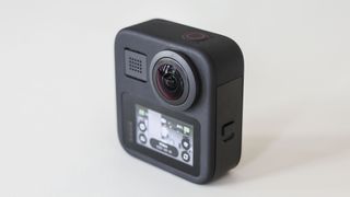 GoPro Max 360 camera on a white background