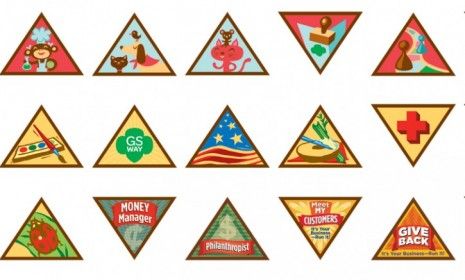 Girl Scout badges get their first makeover in 25 years: Among the new additions is &amp;quot;Money Manager&amp;quot; (bottom, left), which rewards youngsters who learn about financial independence.