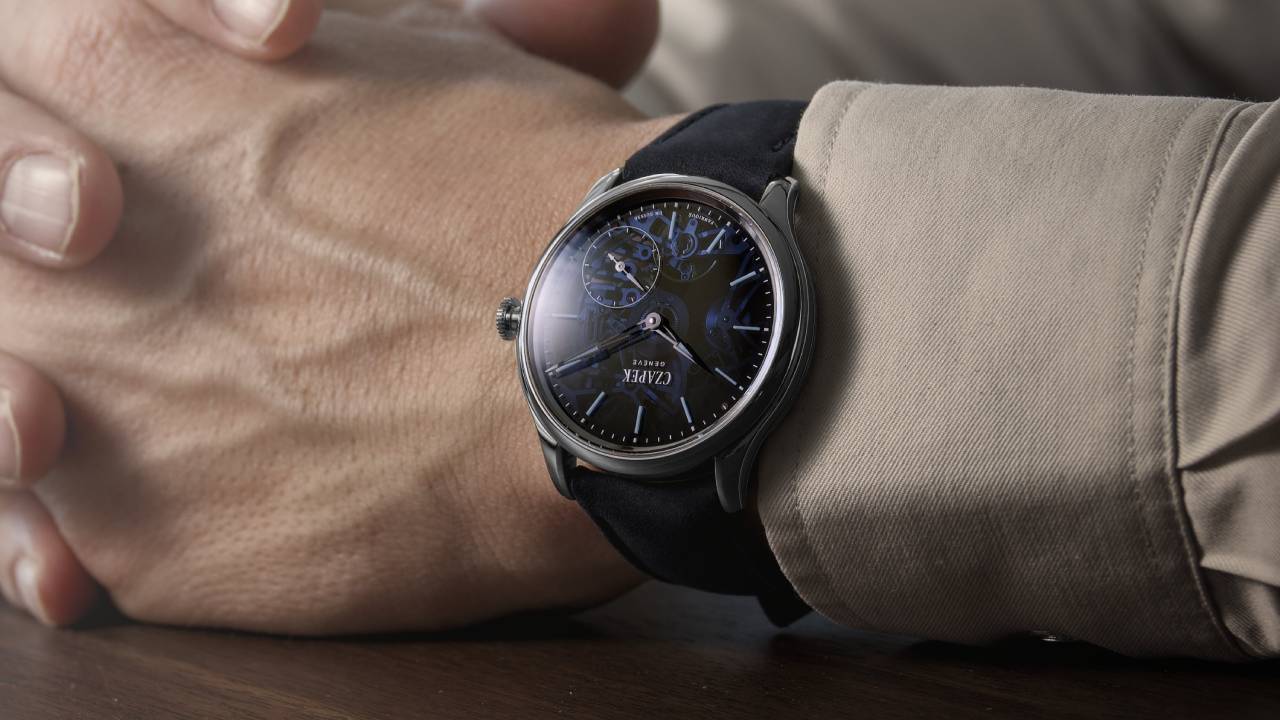 Czapek Promenade Transparencies Aqua Blue