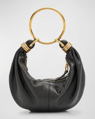 Bracelet Bag Mini in Shiny Grained Calfskin