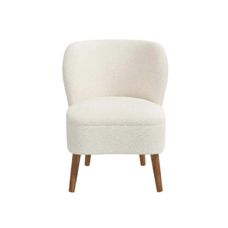 A sherpa accent chair