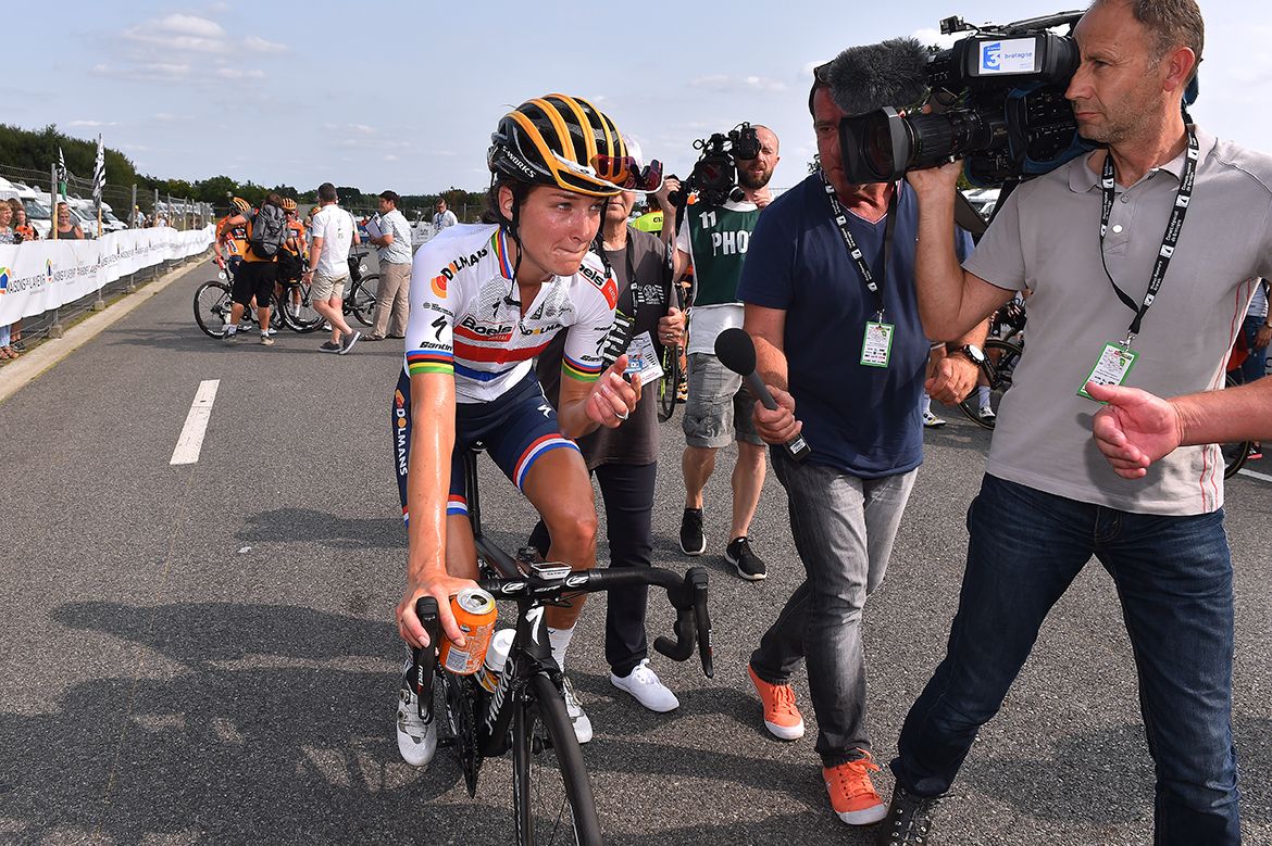Elizabeth Deignan at the GP de Plouay