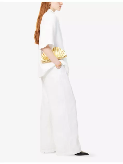 Holden Wide-Leg Linen Trousers