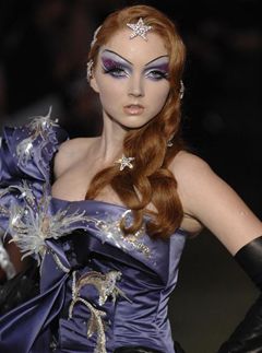 Lily Cole in Dior Couture