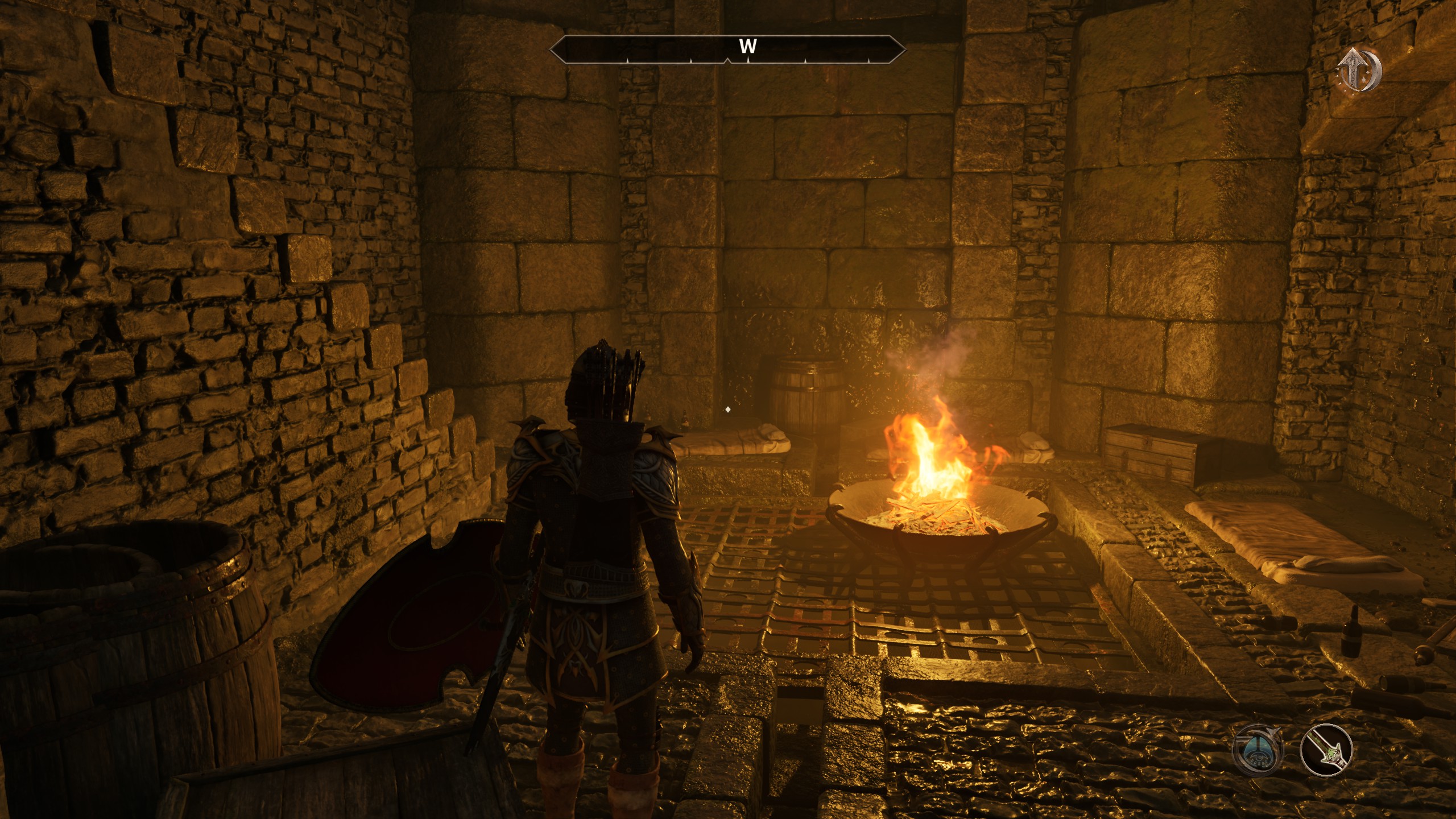 Oblivion Remastered at night