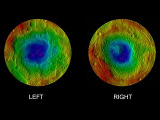 Vesta's Two Hemispheres