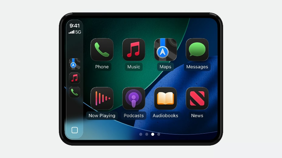 CarPlay's Smart Display Zoom feature, as shown at Apple's Worldwide Developers Conference (WWDC) in June 2025.