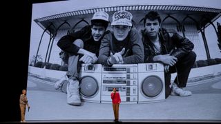 Beastie Boys Documentary promo at Apple Event