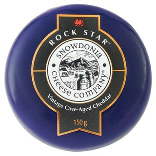 Snowdonia Cheese Company cheese in blue wrapping