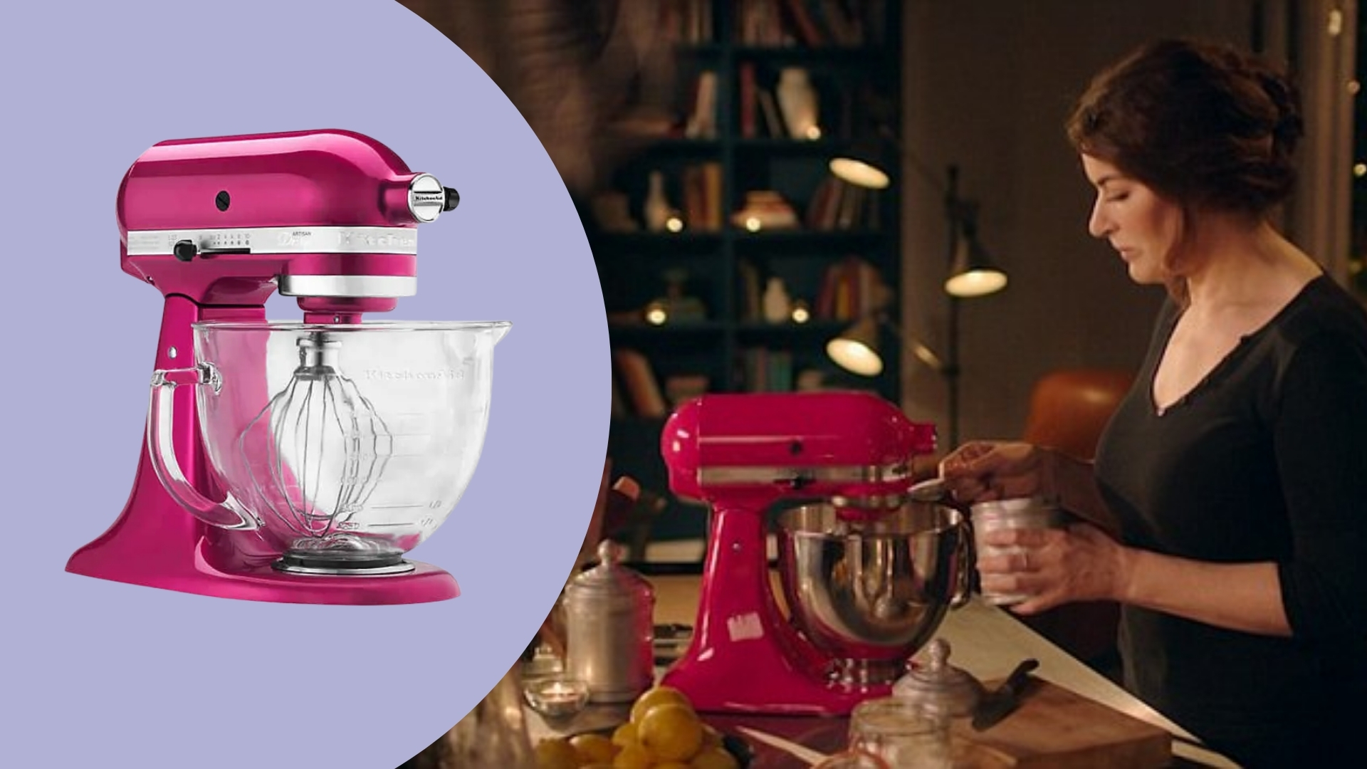 Nigella with her KitchenAid