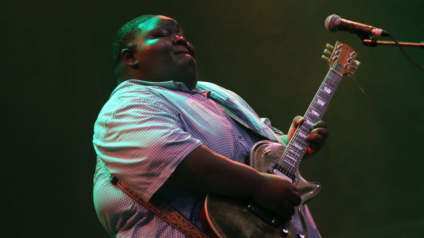 Christone Kingfish Ingram performs during the 2018 Montreal International Jazz Festival