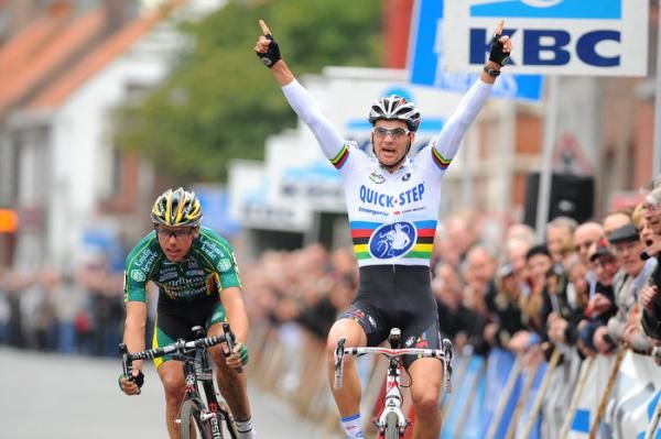 Sven Nys found that Stybar's sprint was unbeatable