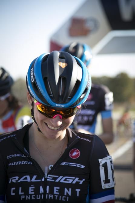 Caroline Mani on the startline