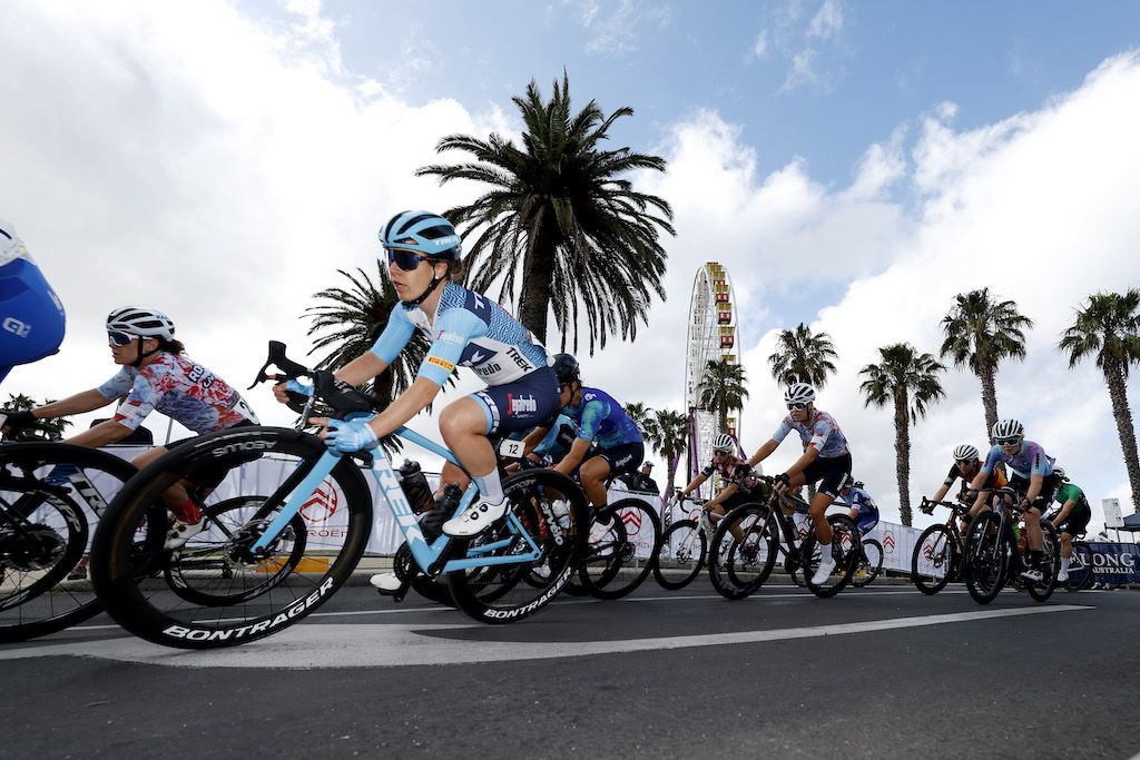 Amanda Spratt opens up her new era of racing at the 2023 Citroën Bay Crits in Australia