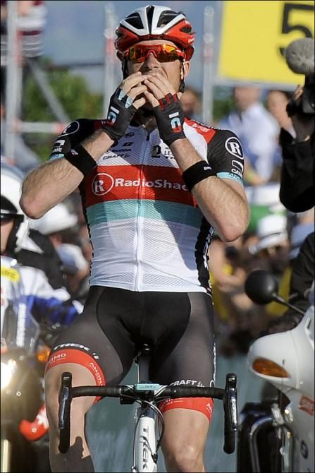 Gregory Rast (RadioShack - Leopard) wins stage 6 of the Tour de Suisse