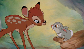 Bambi and Thumper in 1942 animated movie