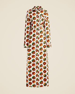 Christopher John Rogers X J.crew Etienne Shirtdress in Polka-Dot Poplin