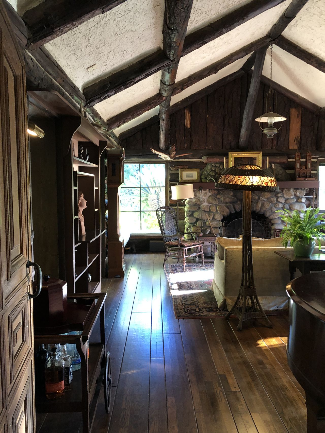modern farmhouse living room makeover before