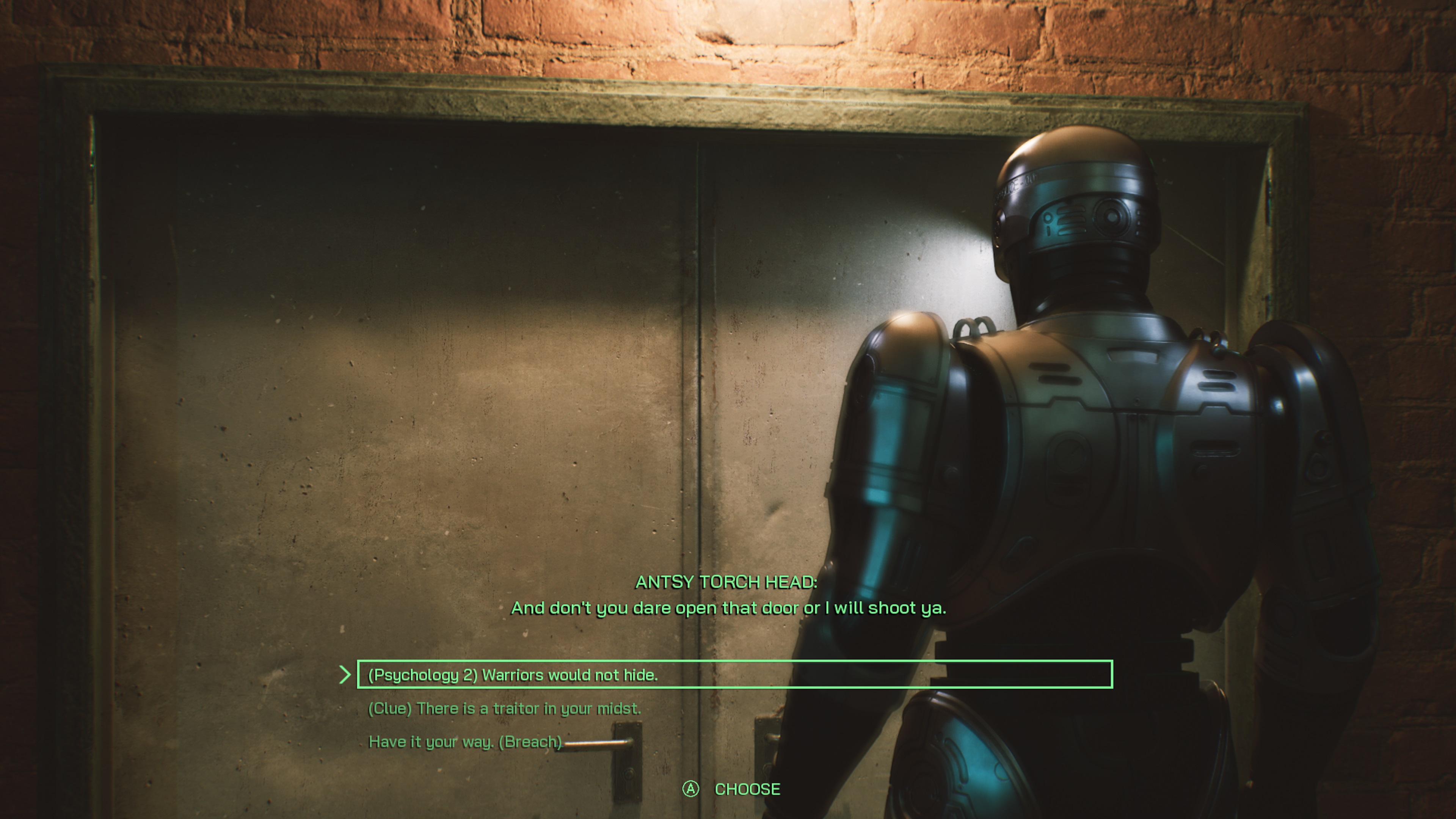 in-game screenshot of RoboCop: Rogue City