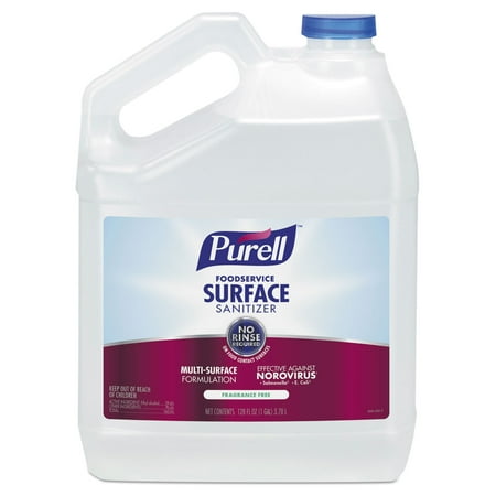 Purell Foodservice Surface Sanitizer Fragrance Free 1 Gal Bottle 434104ea
