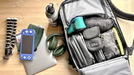 Close-up of the Wandrd Prvke Zip backpack in 31L