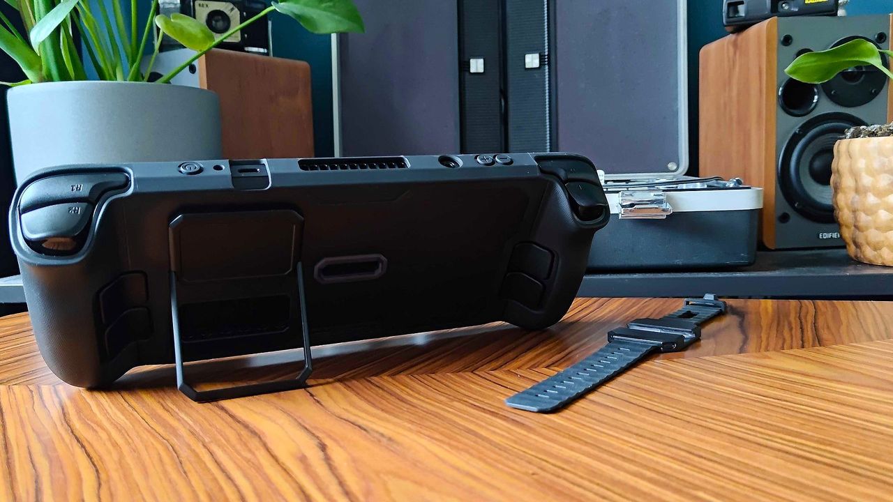 Back view of Jsaux ModCase for Steam Deck
