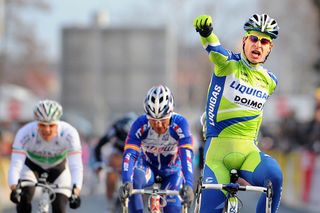 Neo-pro Peter Sagan (Liquigas-Doimo) takes his first professional victory on stage 3 of the 2010 Paris-Nice