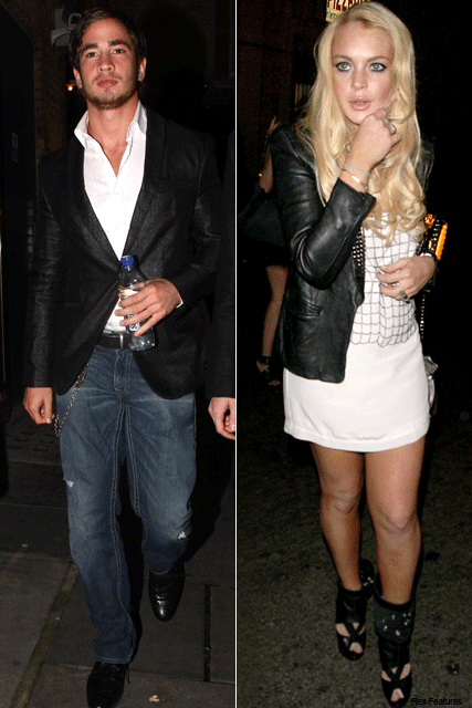 Lindsay Lohan and Danny Cipriani -Lindsay Lohan and Danny Cipriani spotted on second date - Celebrity News - Marie Claire