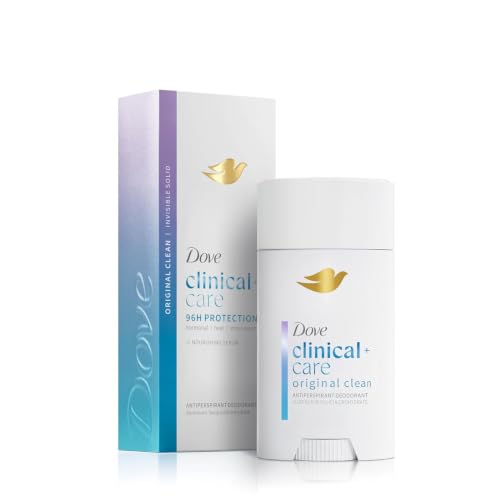Dove Clinical + Care Original Clean Antiperspirant Stick, 2.6 Oz