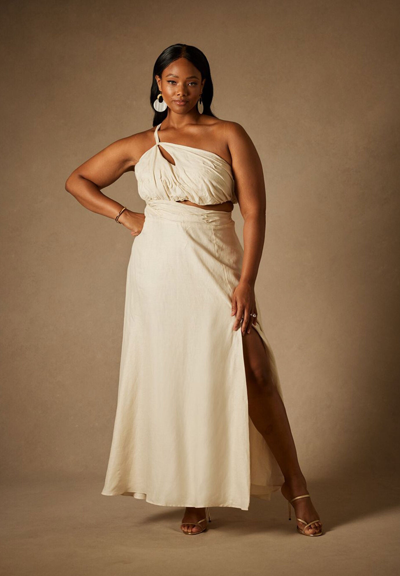 Bridal by Eloquii Cutout Maxi Dress