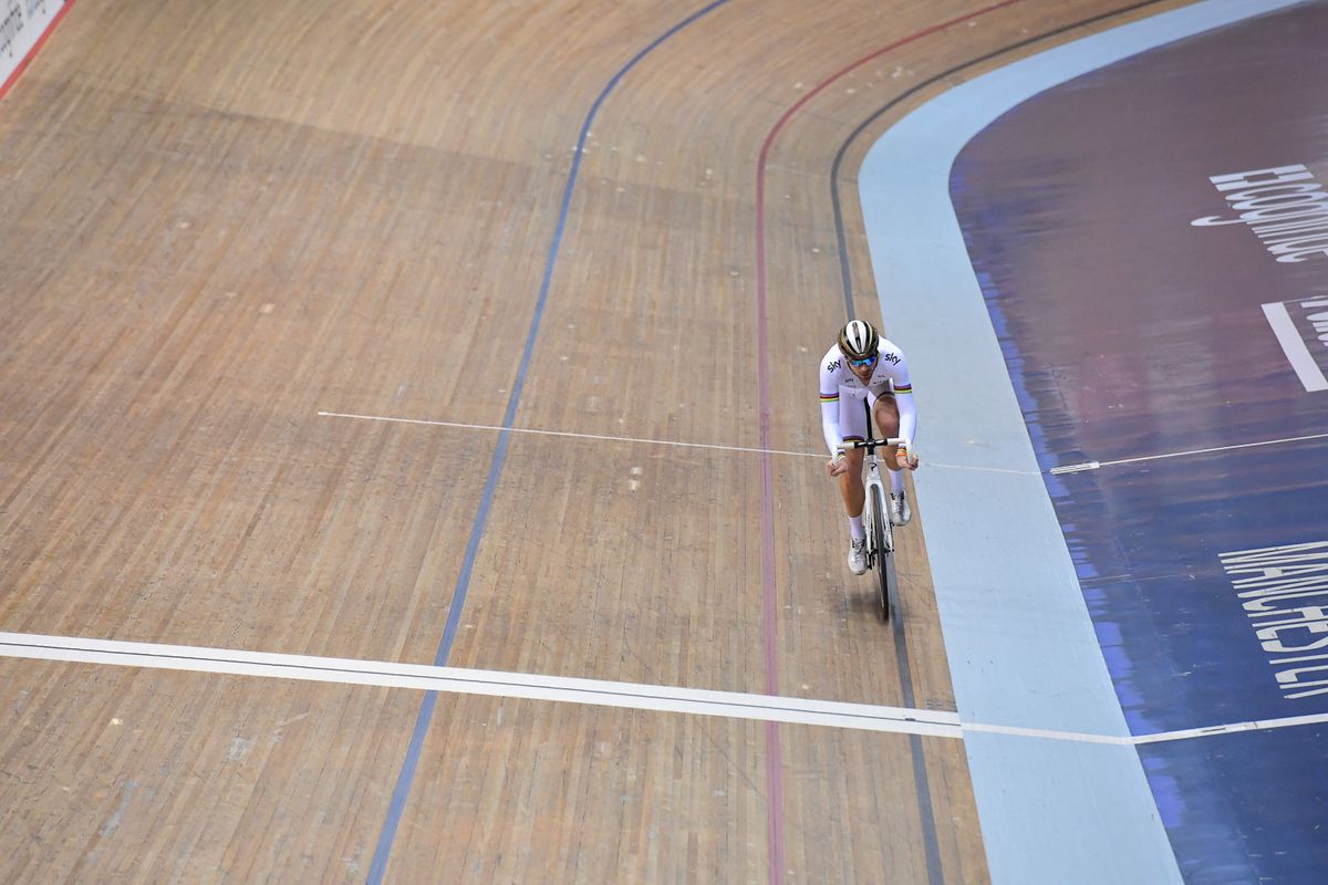 Jon Dibben in his rainbow stripes