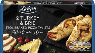 Lidl Pizza twists Turkey and Brie