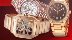 Three gold watches from Jomashop
