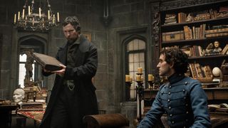 Christian Bale as Augustus Landor and Harry Melling as Edgar Allen Poe