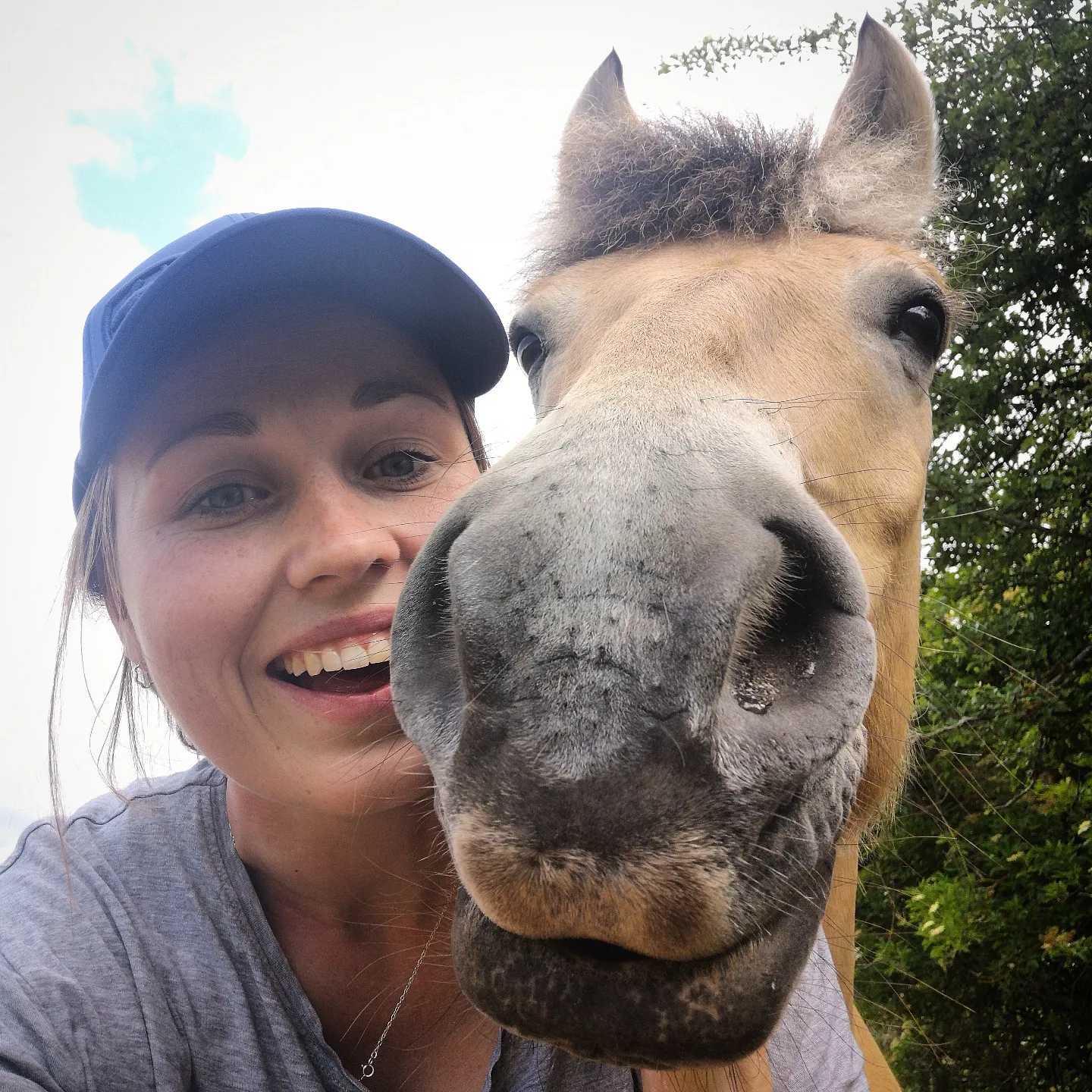 Georgia Guerin with her pony Utah