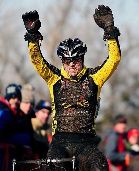 Katie Compton (Spike Shooter) wins here fourth title in a row.