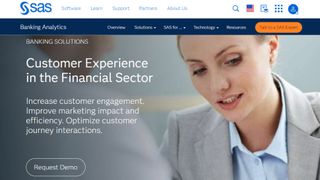 Website screenshot for SAS Customer Experience
