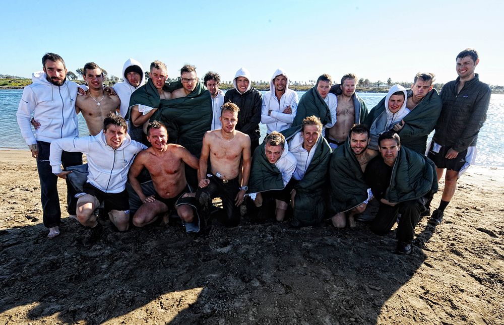 Novo Nordisk riders team-building with former US Navy SEALs