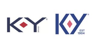 K-Y old and new logo