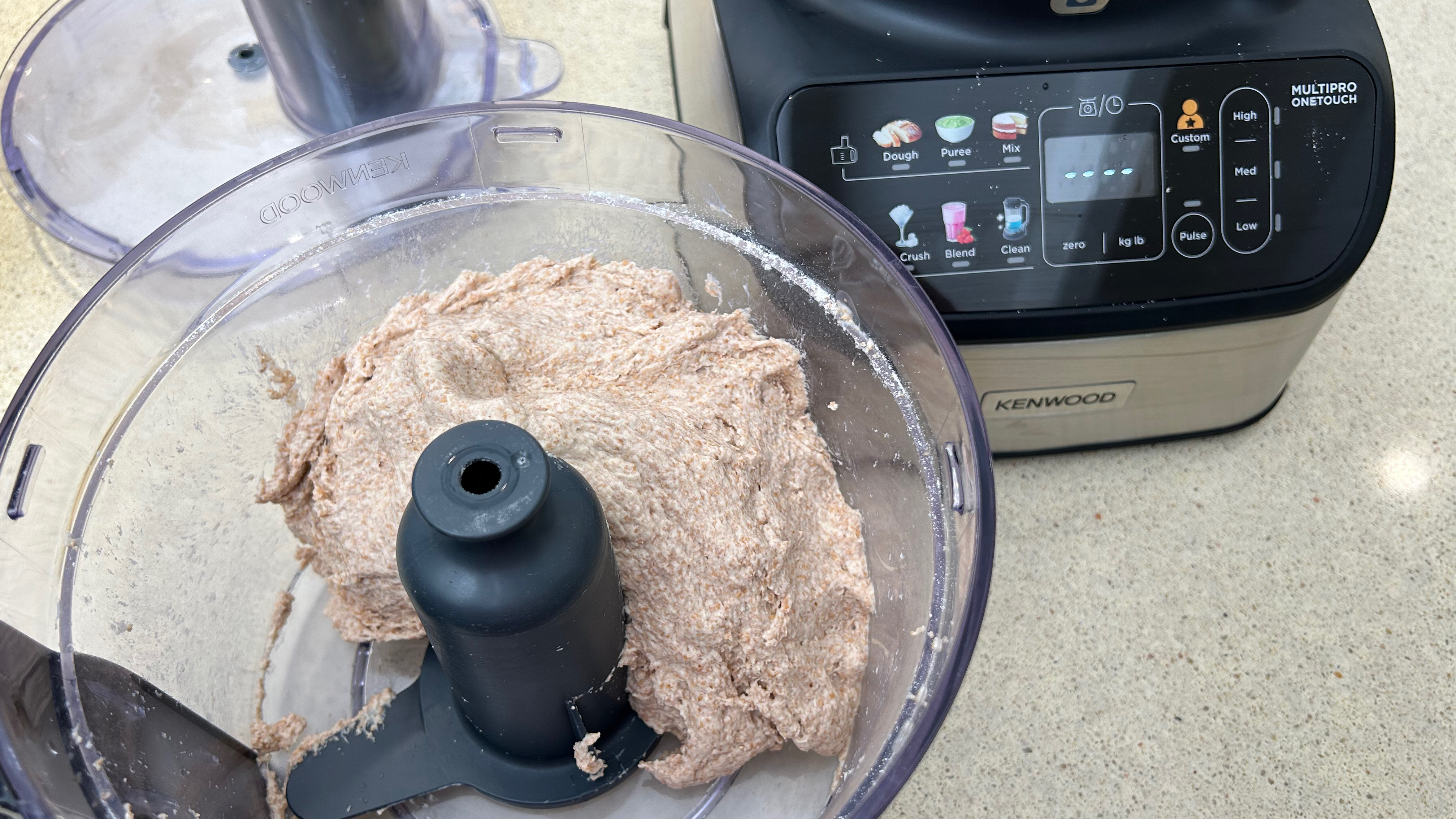 Bread dough made using Kenwood MultiPro OneTouch Food Processor and Blender