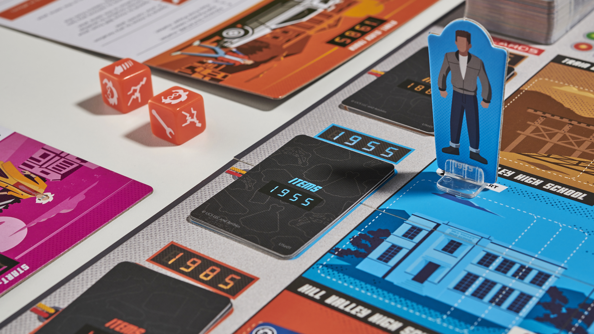 Back to the Future Dice Through Time board game