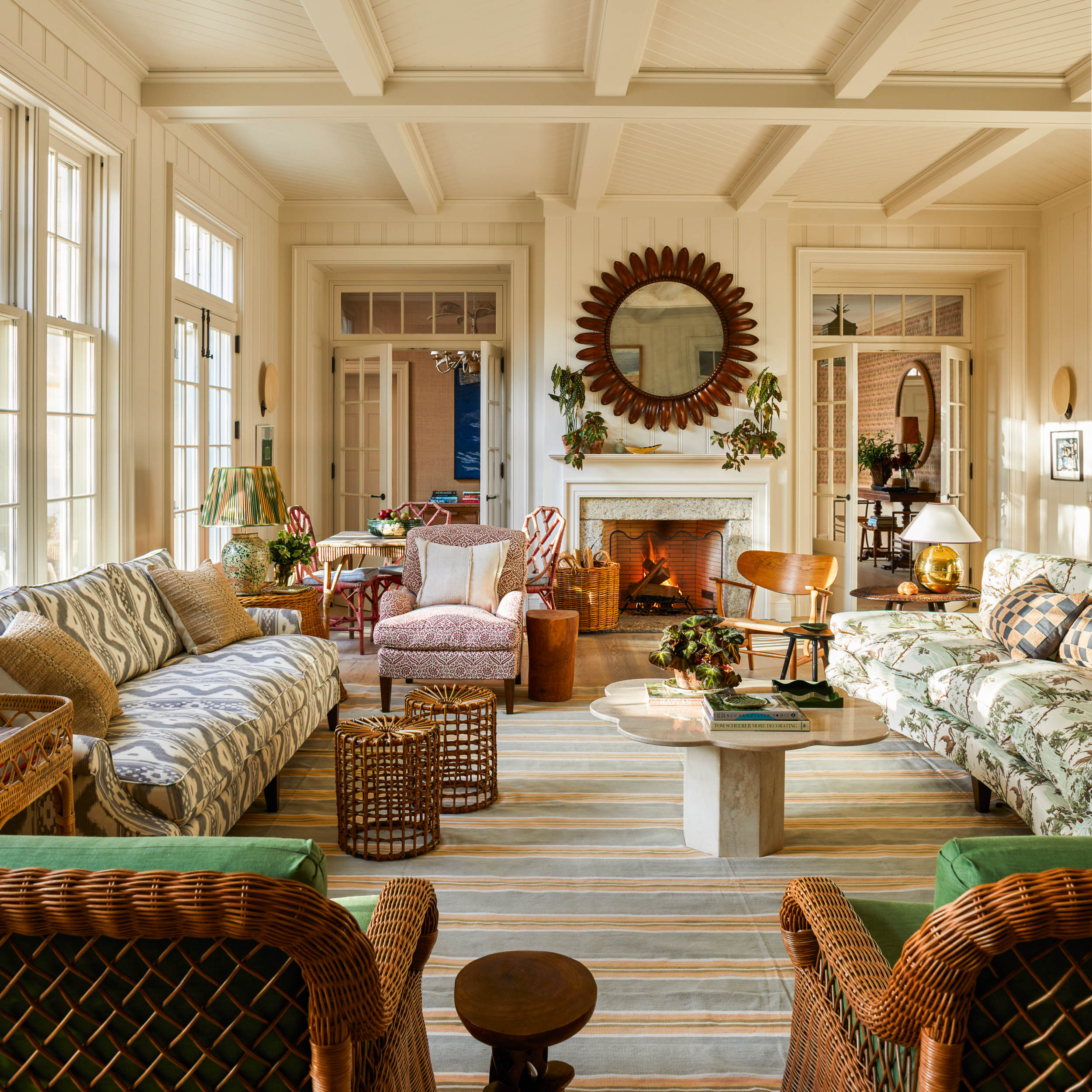 An eclectic sitting room created by Rita Konig, whose collections now also include fabrics, wallpaper and lacquer furniture &amp;mdash; Country Life Top 100 2026